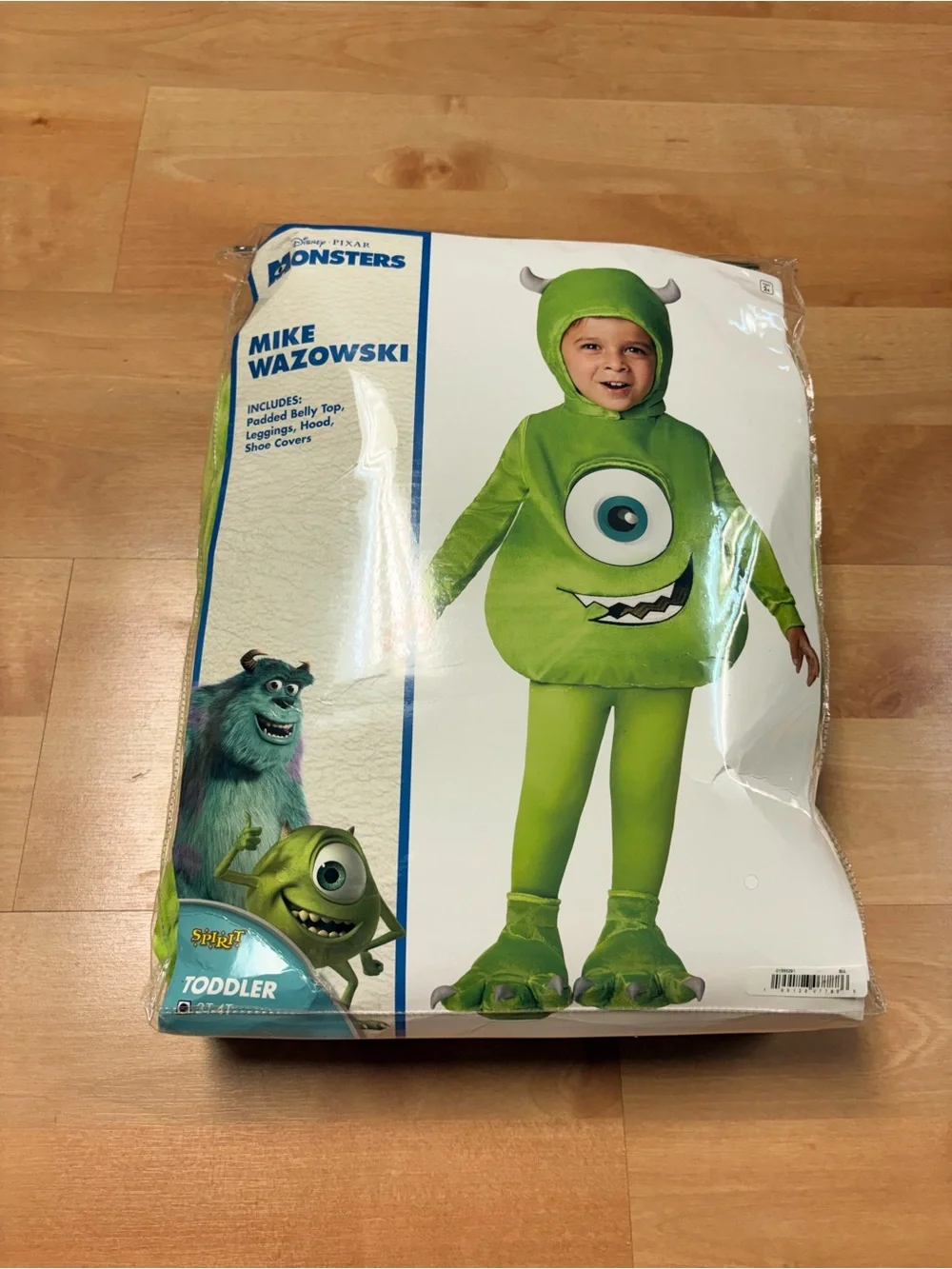 Disney Monsters Inc Mike Wazowski Kids Halloween Costume Complete Set 3-4T